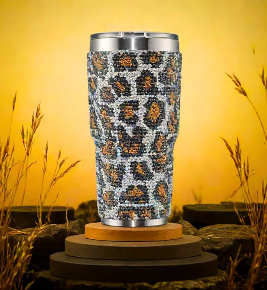 Eleganza Brillante Leopard Luxe Coffee Mug | 900ML/30oz